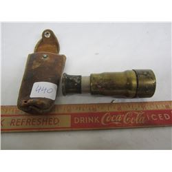 Antique Small Telescope with leather case