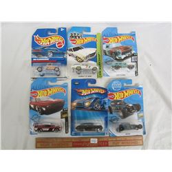 Lot of 6 Hot Wheels in Packages