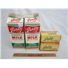 Image 1 : Lot of 4 advertising items 2 Purity Milk and 2 Palm Ice Cream Boxes