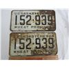 Image 1 : Matching Pair of 1959 Sask. License Plates