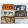 Image 1 : Lot of 5 Sask. License Plates 1960's