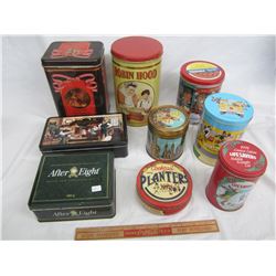 Lot of Vintage Collectors Cans