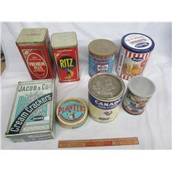 Lot of Vintage Collectors Cans