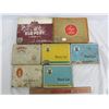 Image 2 : Lot of 5 Flat Fifty Cigarette Tins and 2 Cigar Boxes