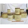 Image 1 : Mid Century 8 piece Cannister Set