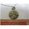 Image 2 : Pocket Watch with Motorcycle on it Working
