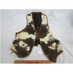 Rare Old Real Childs Cow Hide Vest