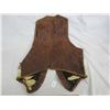 Image 2 : Rare Old Real Childs Cow Hide Vest