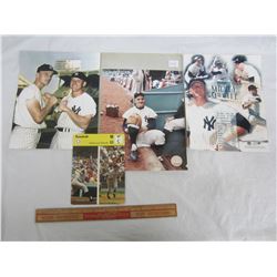 Lot of 4 Mickey Mantle Photographs