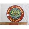 Image 1 : City of Calgary Alberta Porcelain Sign