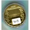 Image 1 : Poseidon of Artemesion. From the Ancient Greece medals series. A beautiful gold-plated bronze medal 