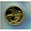 Image 2 : Battle of Lapiths and Centaurs. From the Ancient Greece medals series. A beautiful gold-plated bronz