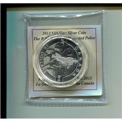 2013 RCMP $10. Commemorates the 140th Anniversary of the founding of the NWMP in 1873. .9999 pure si