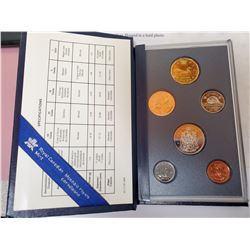 1867-1992 6-coin Specimen set. Includes scarce 1992 Caribou 25 cents. In original case of issue. Nic
