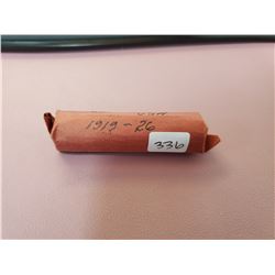 Lot of 50 U.S. Lincoln Wheat cents, all dated 1919-1926. various grades.