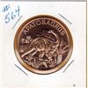 Image 1 : 1 OUNCE COPPER  .999 FINE - DINOSAUR - APATOSAURUS