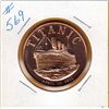 Image 1 : 1 OUNCE COPPER  .999 FINE - TITANIC