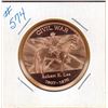 Image 1 : 1 OUNCE COPPER  .999 FINE - CIVIL WAR - ROBERT E. LEE