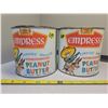 Image 1 : Empress peanut butter tins (2)