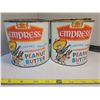 Image 2 : Empress peanut butter tins (2)