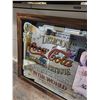 Image 3 : Vintage Coca-Cola sign 35.5" X 25.5", mirrored, wood frame