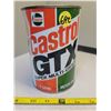 Image 1 : full Castrol GTX tin litre oil can
