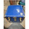 Image 1 : vintage tin mini trunk 18" X 15" *contents not included*