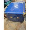Image 3 : vintage tin mini trunk 18" X 15" *contents not included*