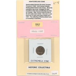 One Cent Coin (Newfoundland) 1941-C