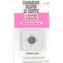 Ten Cent Coin (Canadian) 1905