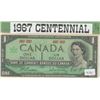Image 1 : One Dollar Bill (Canadian Centennial) 1967