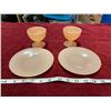 Image 1 : 4 Pieces Peach Color 2 Cups + 2 Plates
