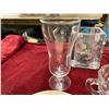 Image 3 : Lot Of Misc. Glassware - Dessert Plates + Candle Holders + Etc.