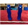 Image 1 : (2) Dark Blue Vases