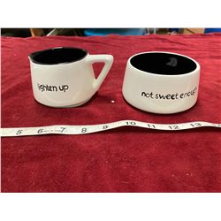 Lot Of Sugar + Creamer "Listen Up" + "Not Sweet Enough"