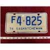 Image 1 : Saskatchewan License Plate 1976