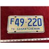 Image 1 : Saskatchewan License Plate 1976