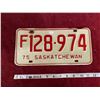 Image 1 : Saskatchewan License Plates 1975