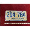 Image 1 : Saskatchewan License Plate 1976