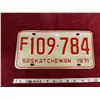 Image 1 : Saskatchewan License Plates 1971