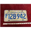 Image 1 : Saskatchewan License Plates 1972