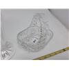 Image 4 : basket, vase, covered candy dish (crystal pin wheel)