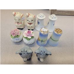 5 sets of Salt & Peppers