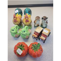 5 sets of Salt & Peppers