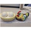 Image 4 : Hen on nest salt & pepper set