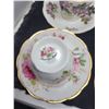 Image 4 : 16 tea cups with their matching saucers, many are Royal Albert