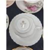 Image 7 : 16 tea cups with their matching saucers, many are Royal Albert