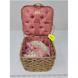 Sewing basket - very old