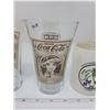 Image 2 : Roughriders cup & 2 Coca Cola glasses from Bonanza