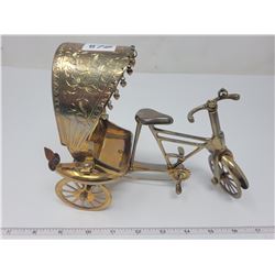 brass bicycle